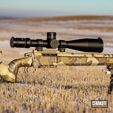 Powder Coating: FS BROWN SAND H-30372,S.H.O.T,Steel Grey H-139,Bolt Action Rifle,TROY® COYOTE TAN H-268,Custom Rifle,SCR