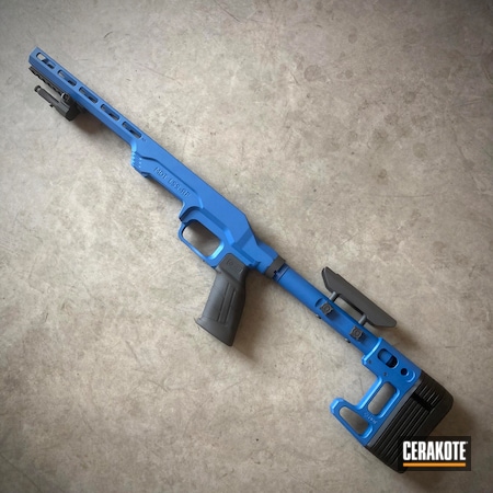 Powder Coating: Rifle Chassis,Patriot Blue H-362,MDT Chassis,S.H.O.T,MDT,Sniper Grey H-234,Chassis,MDT LSS