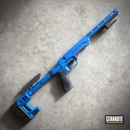 Powder Coating: Rifle Chassis,Patriot Blue H-362,MDT Chassis,S.H.O.T,MDT,Sniper Grey H-234,Chassis,MDT LSS