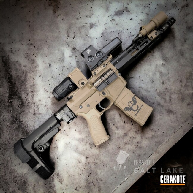 Fde Wilson Combat Ar15 With Color Matched Accessories & Custom Magazine