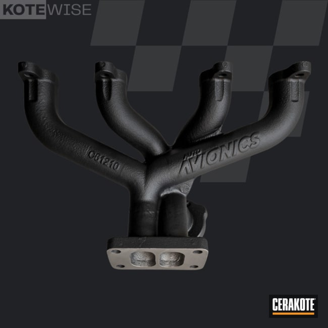 Exhaust Coated With Cerakote In C-7600