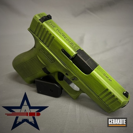 Powder Coating: Glock 43,Graphite Black H-146,Zombie Green H-168,S.H.O.T,Incredible Hulk