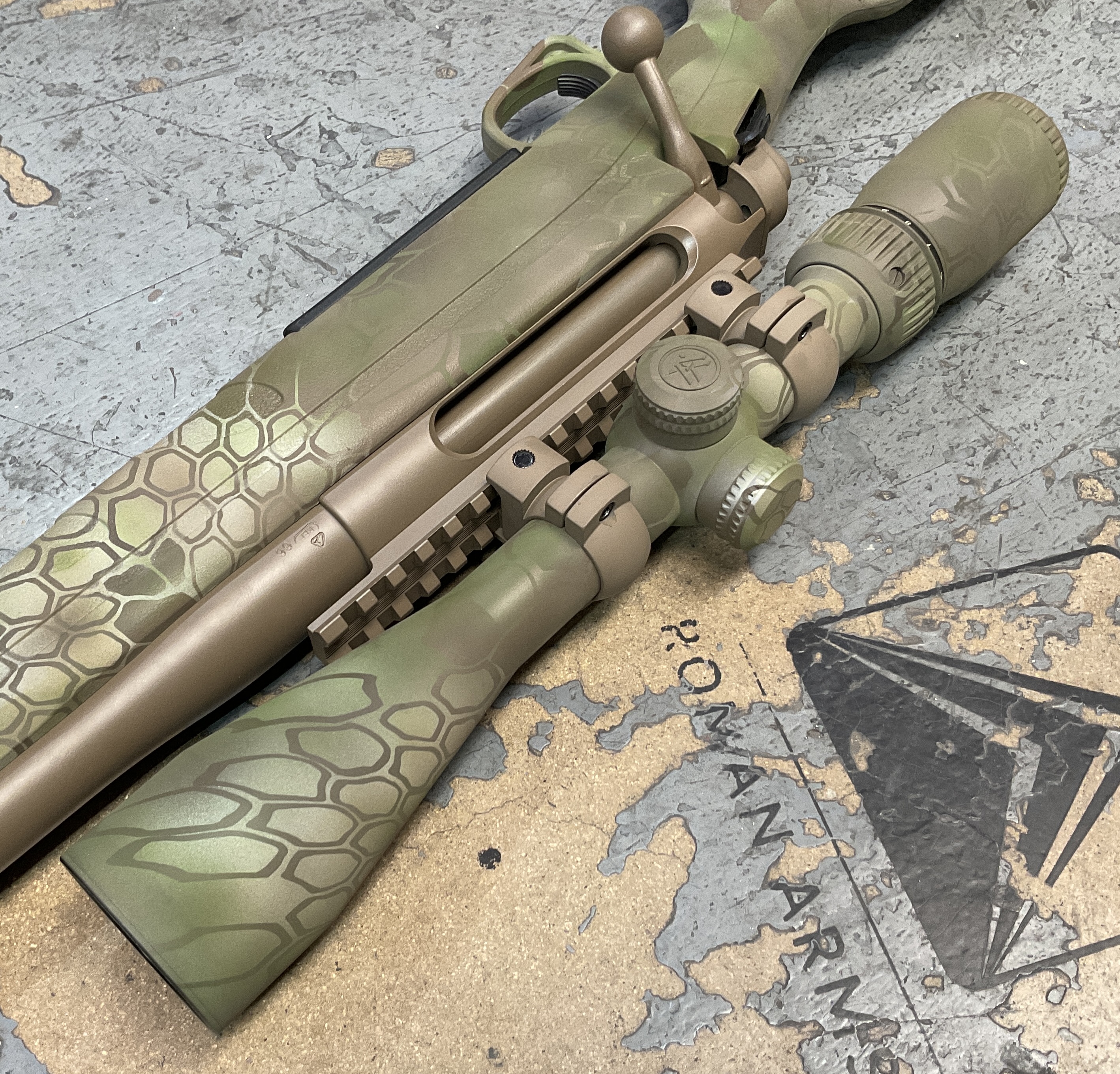 Bolt Action in H-136, H-226, H-343 and H-265 | Cerakote