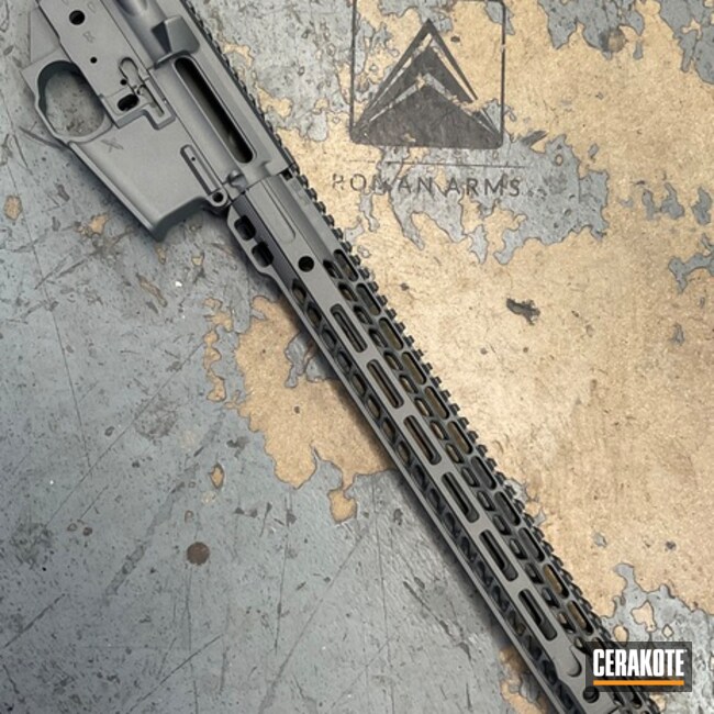 Ar Builders Set Coated With Cerakote In Tactical Grey
