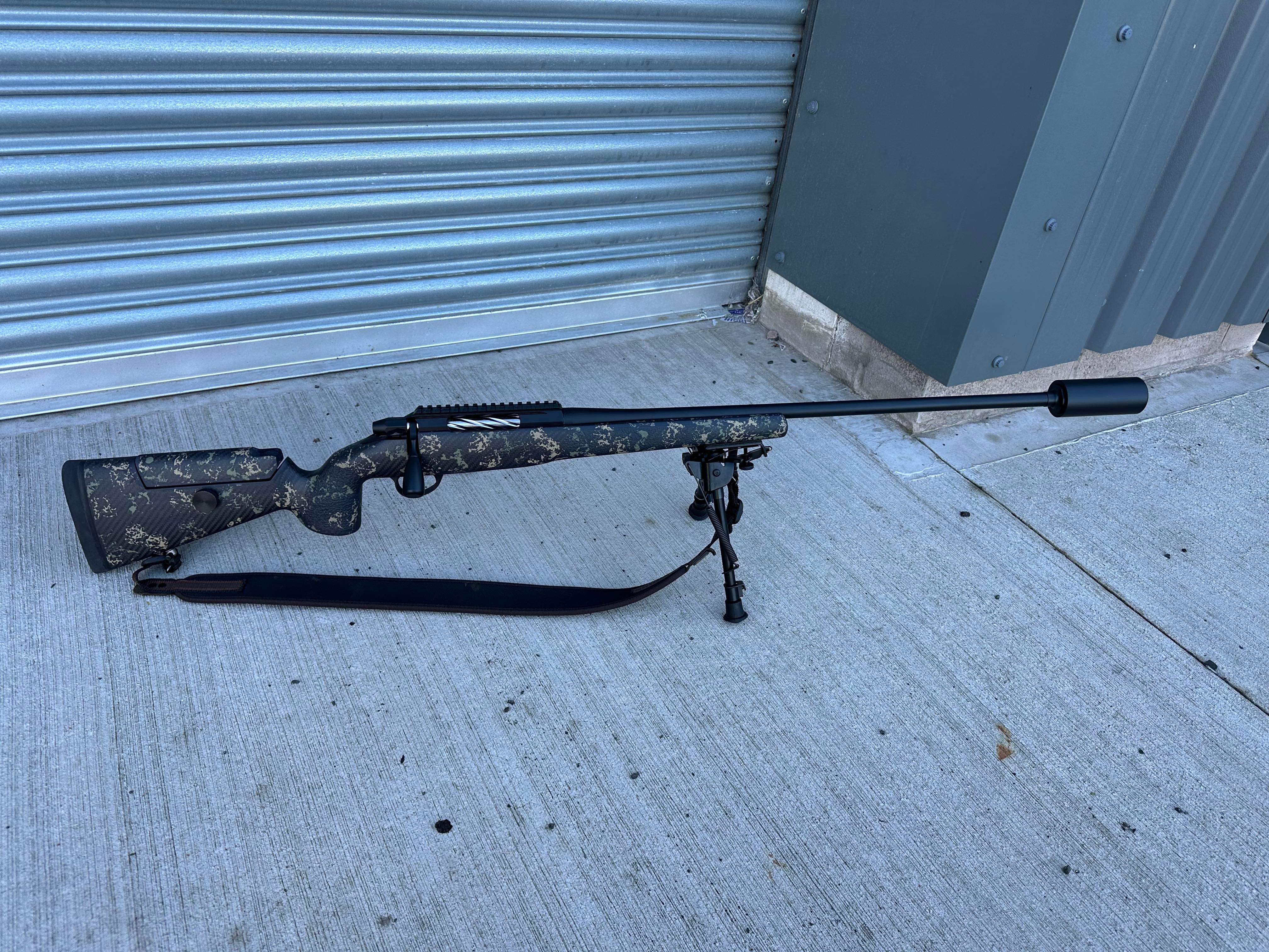 Hunting Rifle coated in a Graphite Black Finish | Cerakote