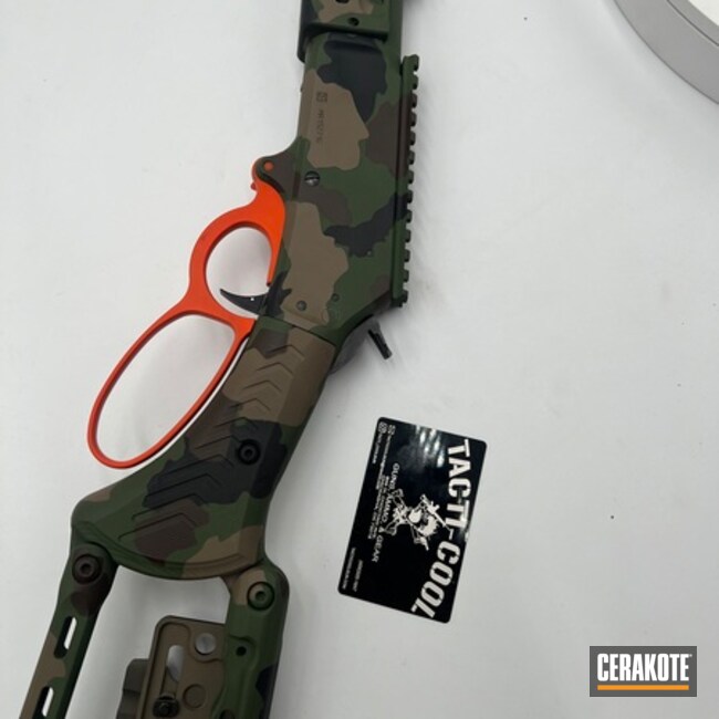 M81 Lever Action Rifle Coated With Cerakote