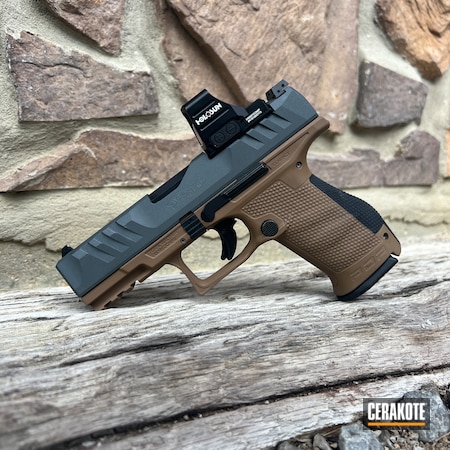 Powder Coating: S.H.O.T,Walther,PLATINUM GREY H-337,Walther PDP,TROY® COYOTE TAN H-268,Holosun