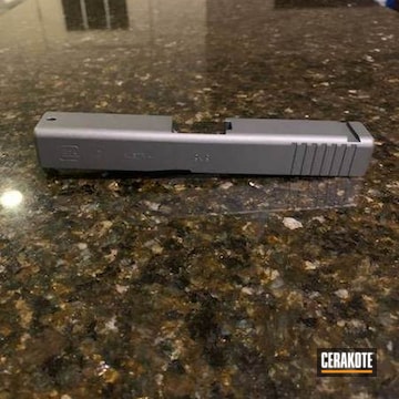Glock 19 Slide Coated With Cerakote In Carbon Grey