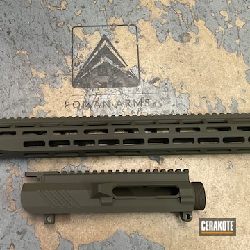 Grey Ghost Upper And Handguard In Magpul® O.d. Green Coated With Cerakote In Magpul® O.d. Green
