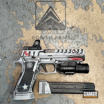 Warhawk P320 Coated With Cerakote In H-242, H-127, H-190, H-213 And H-216