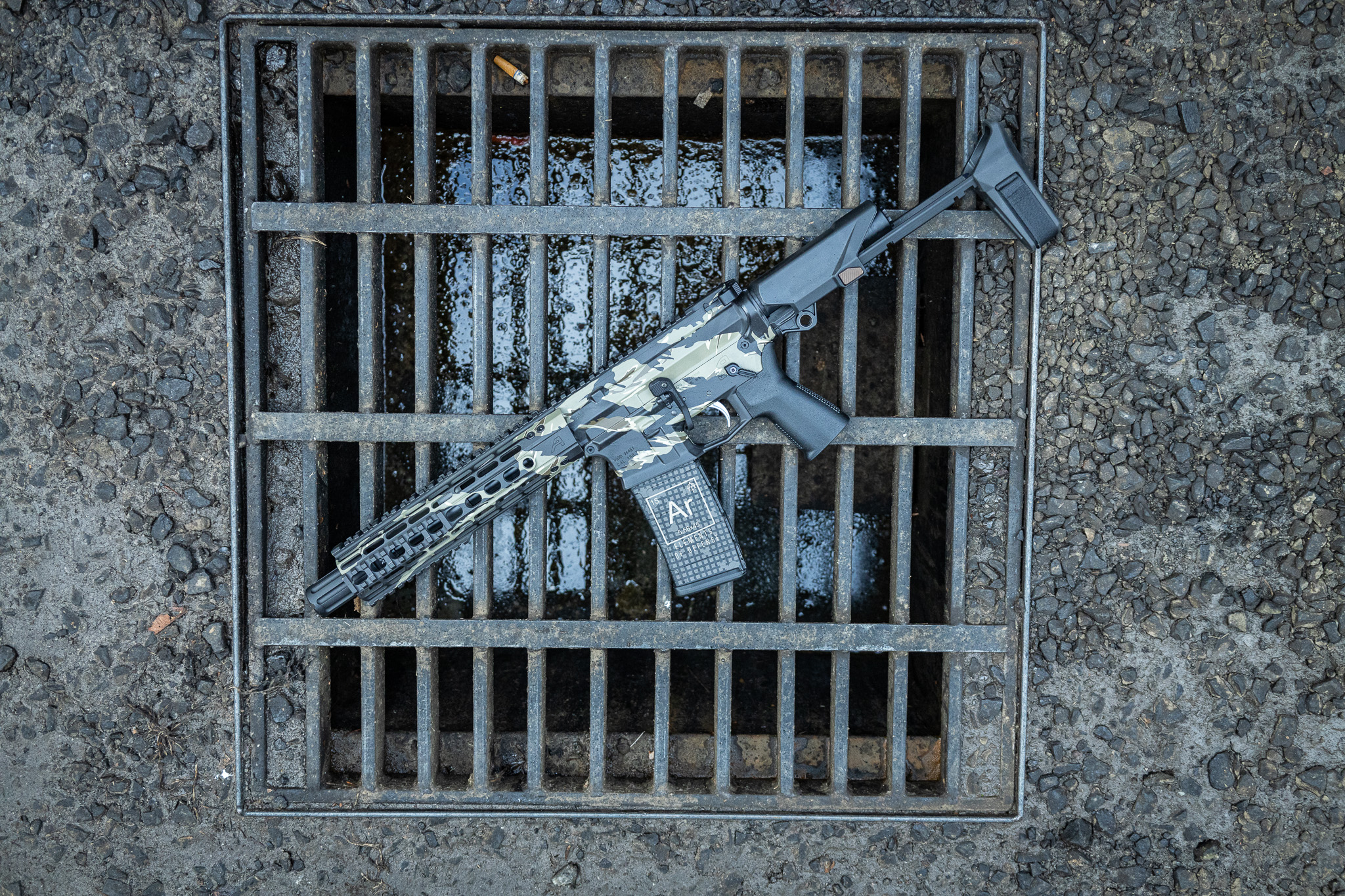 VT Tiger Stripe Camo AR-15 | Cerakote