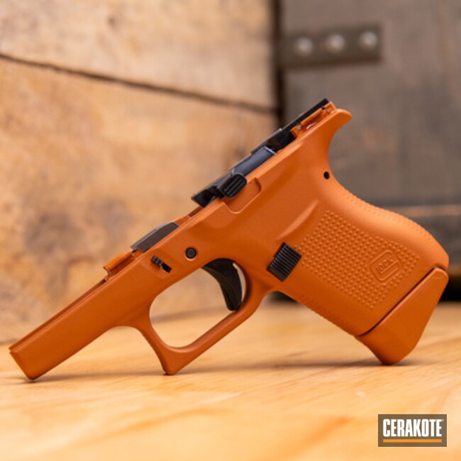 Copper Suede Glock 43 Frame