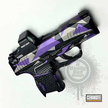 Titanium, Matte Armor Clear And Graphite Black Sig P365 With Holosun