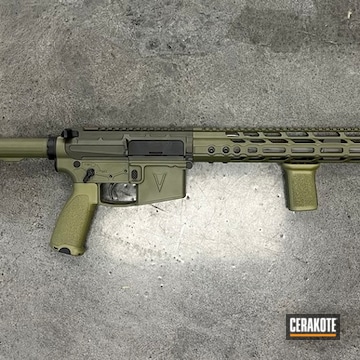V7 Ar15 Coated With Cerakote In H-189, H-229 And H-264