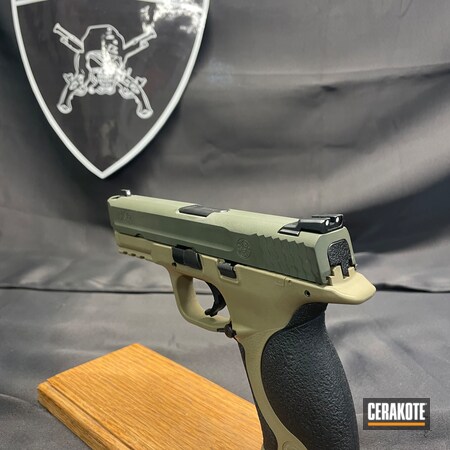 Powder Coating: O.D. Green H-236,M&P Shield 9mm,Coyote Tan H-235