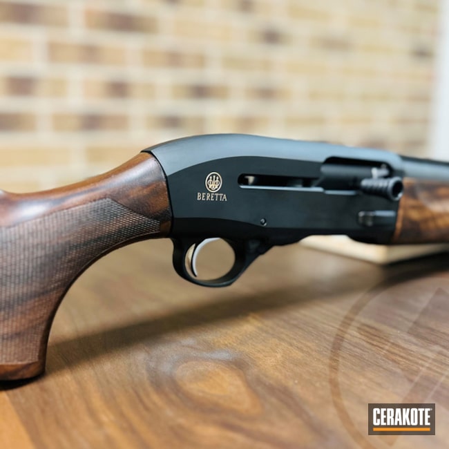 Custom Beretta Shotgun Coated With Cerakote