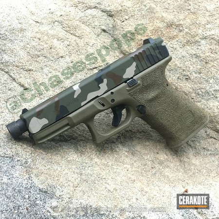 Powder Coating: Glock,Handguns,Armor Black H-190,MAGPUL® O.D. GREEN H-232,Patriot Brown H-226