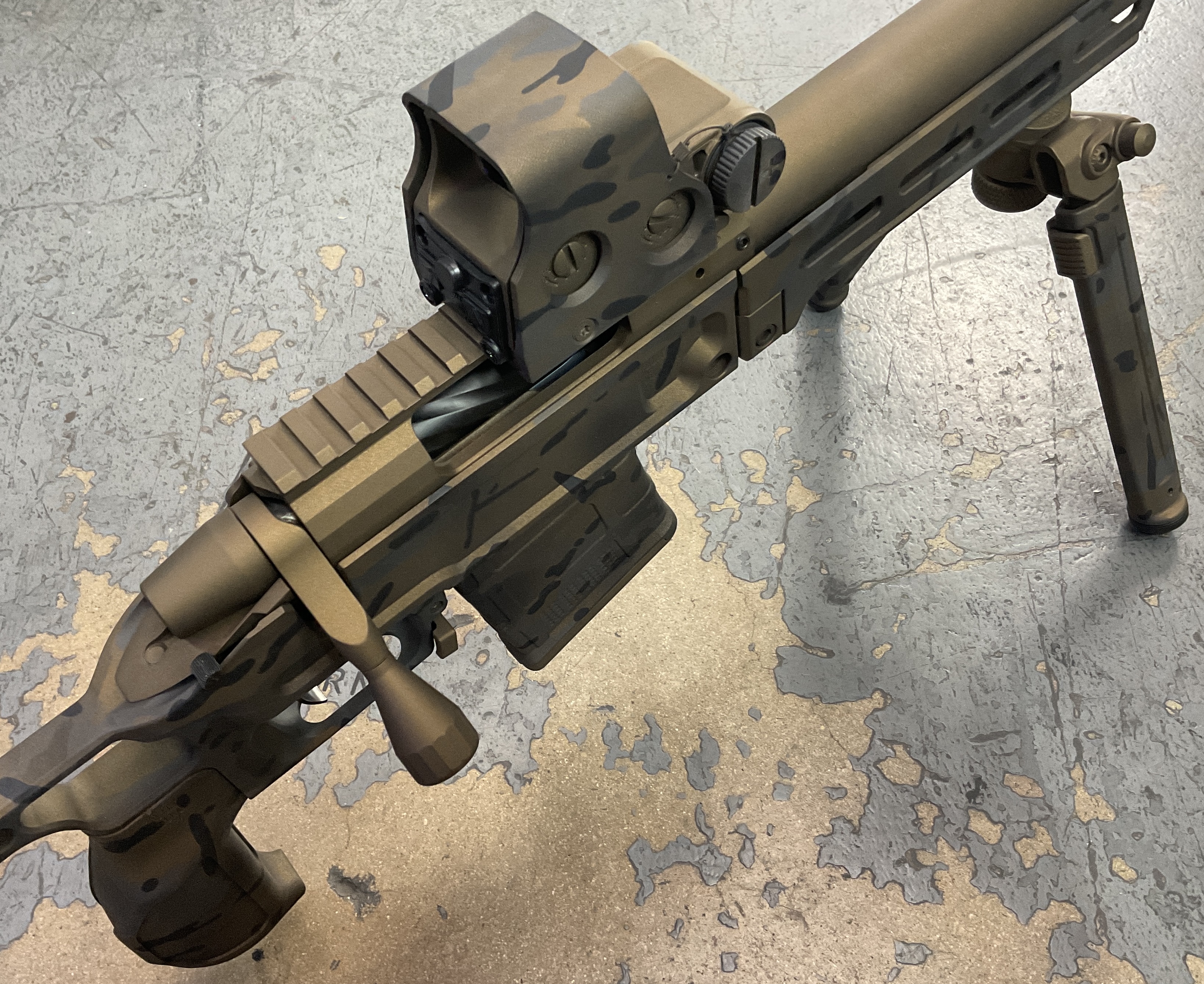 Terminous Zeus Action featuring H-210, H-146 and H-148 | Cerakote