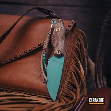 Coyote Cowboy Rancher Blades Knife Coated With Cerakote In H-175