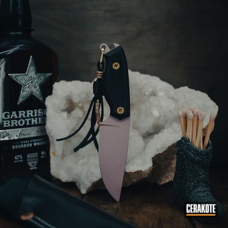Powder Coating: PINK CHAMPAGNE H-311,Knife