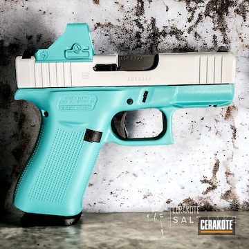 Two-tone Cerakoted Glock 43x With Matching Holosun