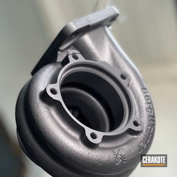 Turbo Housing Coated In Glacier Forge