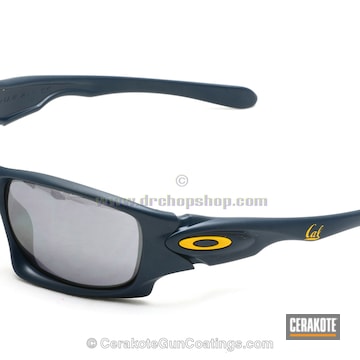 Cerakoted H-146 Graphite Black With H-169 Sky Blue And H-144 Corvette Yellow