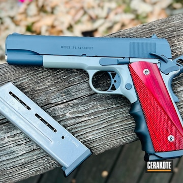 Tisas 1911 Government Coated With Cerakote In H-130 And E-290