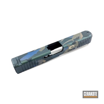 Kel-tec® Navy Blue, Bright Nickel, Desert Sand, Bull Shark Grey And Blue Titanium Costa Shark Glock Slide