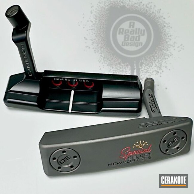 Cerakoted Putters And Filled Letters 