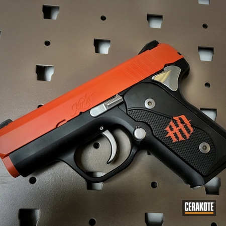 Powder Coating: Hunter Orange H-128,Graphite Black H-146,Kimber,Pistol