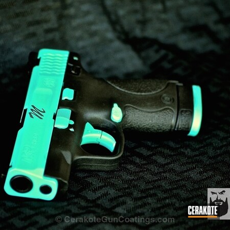 Powder Coating: Smith & Wesson,Ladies,Robin's Egg Blue H-175