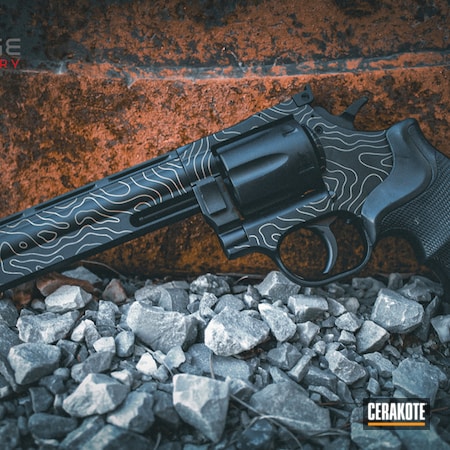 Powder Coating: Graphite Black H-146,Cerakote,Dan Wesson,Revolver,Topographical,Noveske Bazooka Green H-189