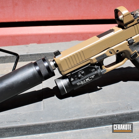 Powder Coating: 20150 E-190,Glock,Leopold Deltapoint,Silencers,FDE E-200,Suppressed