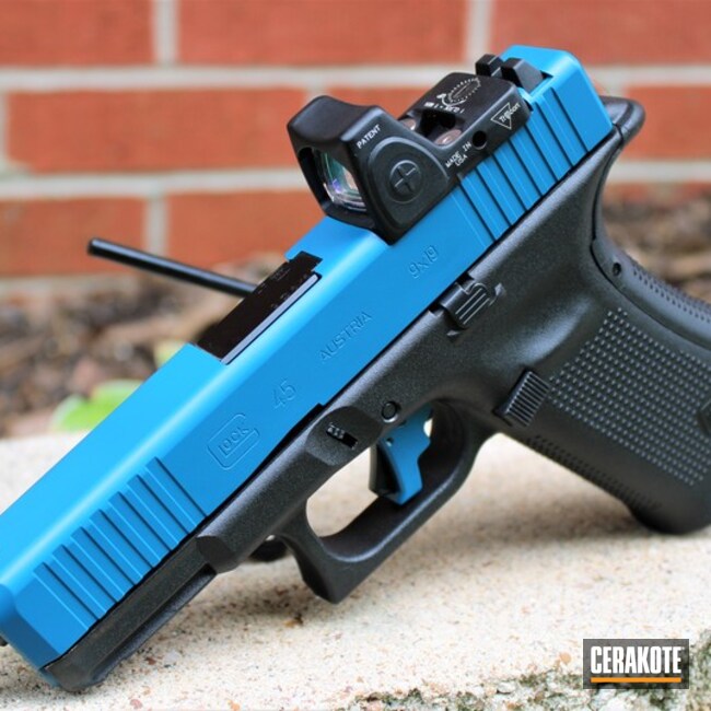 Glock 45 With An Rmr Coated With Cerakote