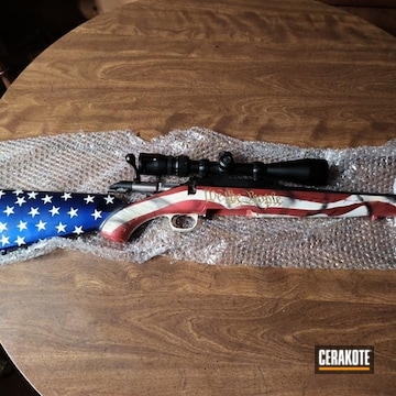 Ruger American Flag Coated With Cerakote