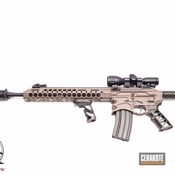 Cerakoted Ar 15 In H-232 And Magpul Fde