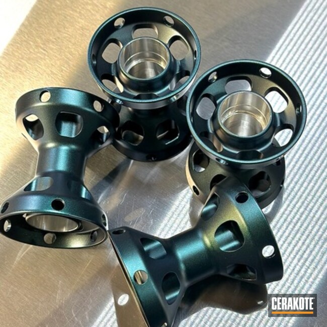 Fx On Wheel Hubs Coated With Cerakote In Fx-108 And H-146