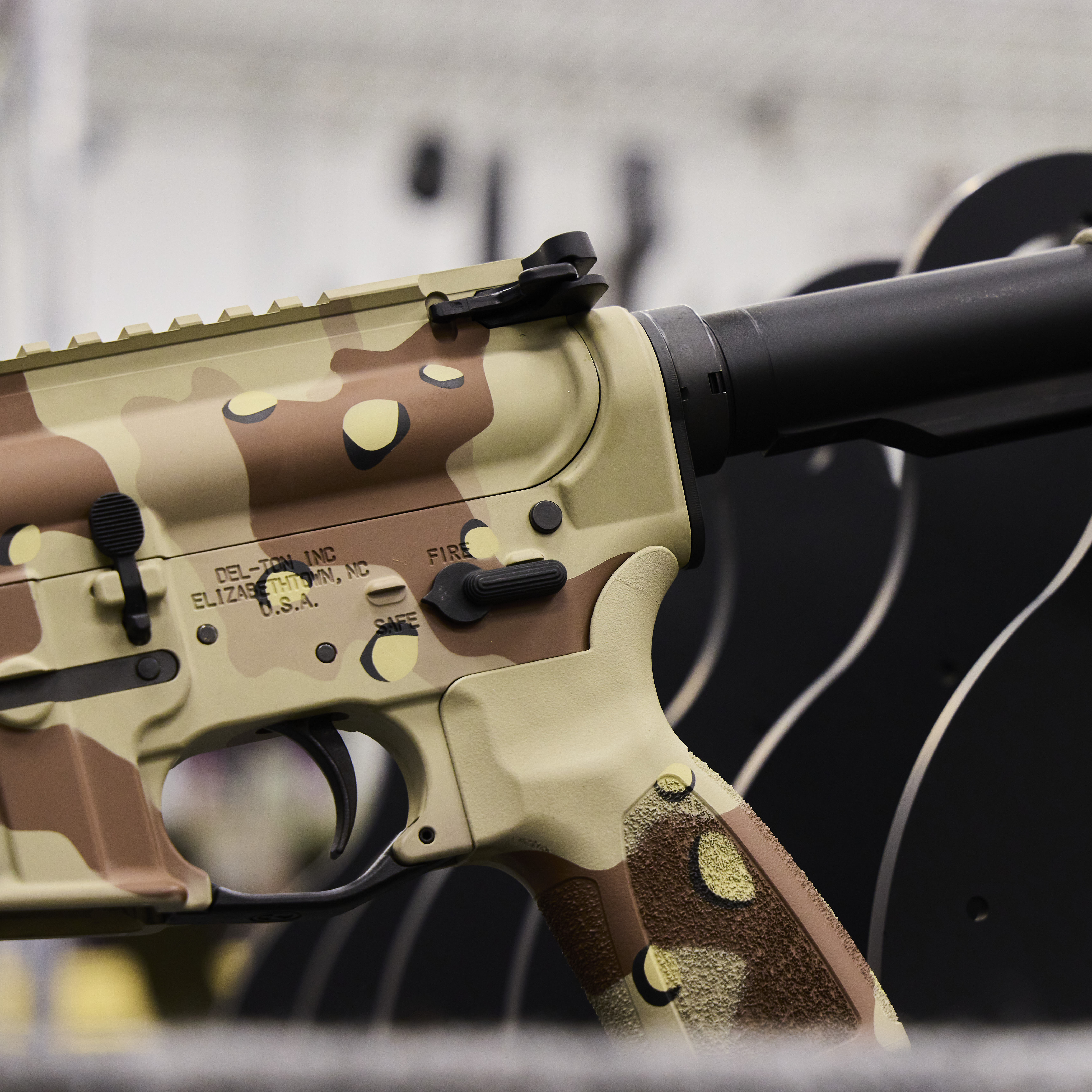 Chocolate Chip Daniel Defense coated in Gen II Desert Sand, Gen II Adf ...
