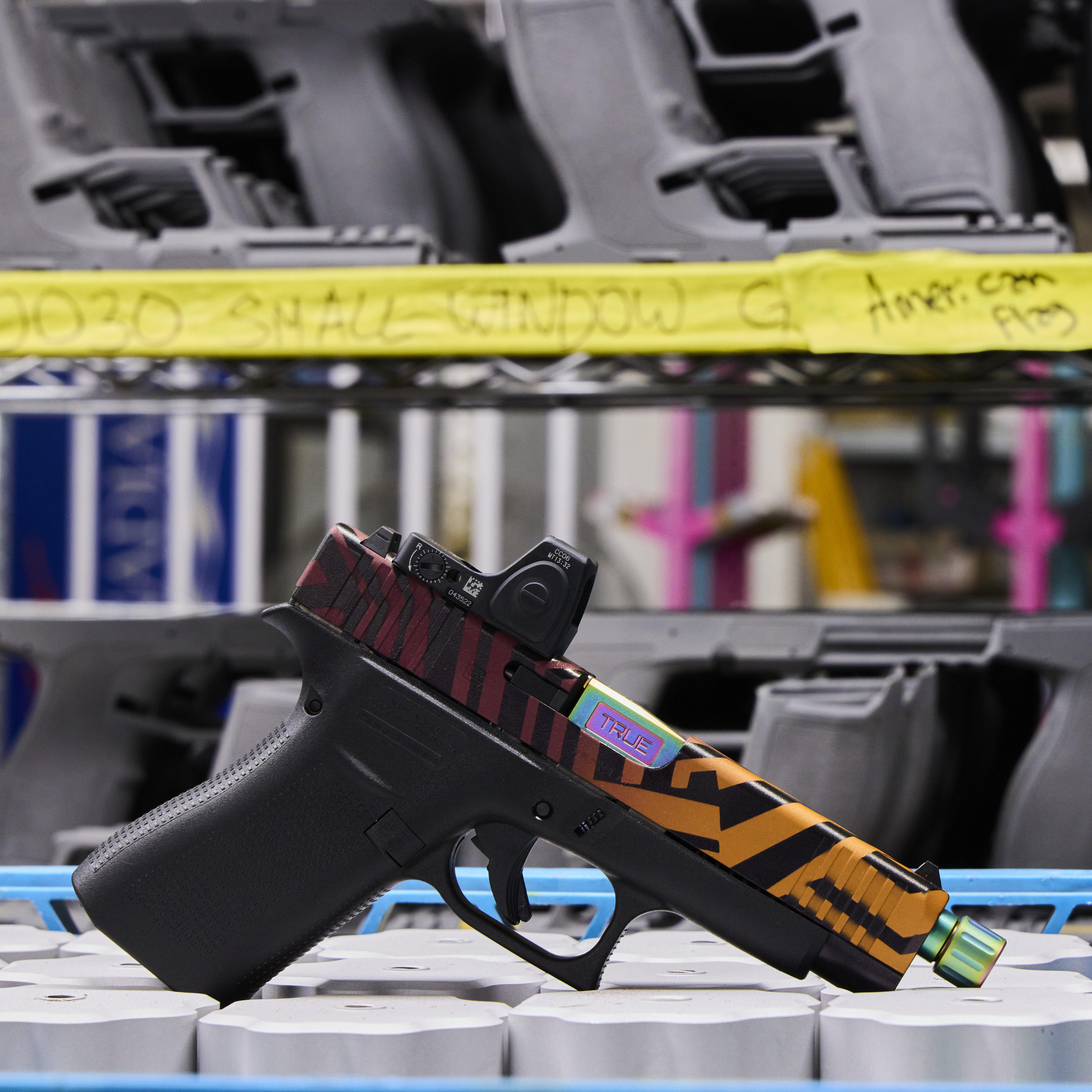 Glock Coating Custom order glock, coated in custom camouflage