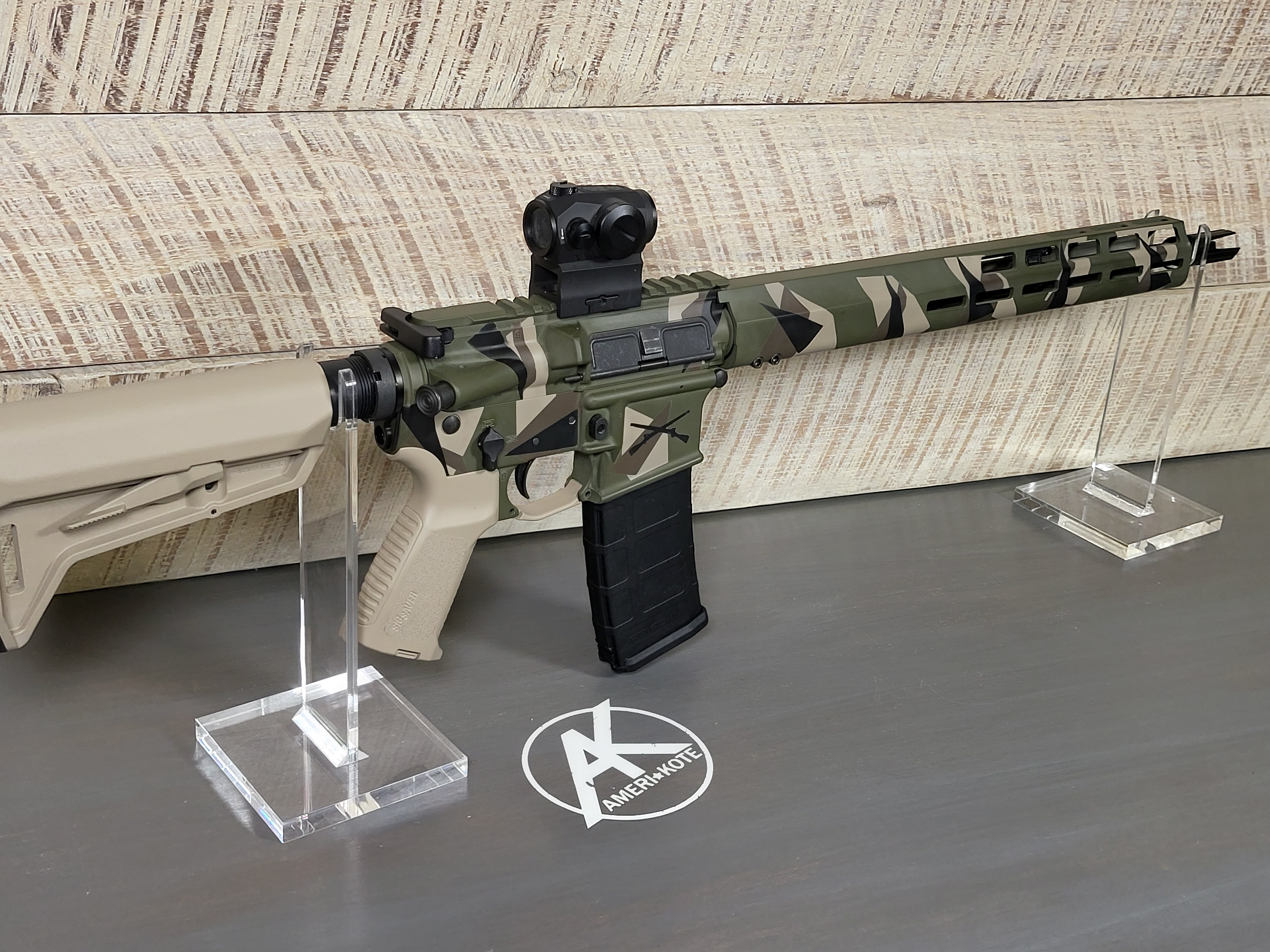 Cerakote Splinter Camo Ar15 | Cerakote