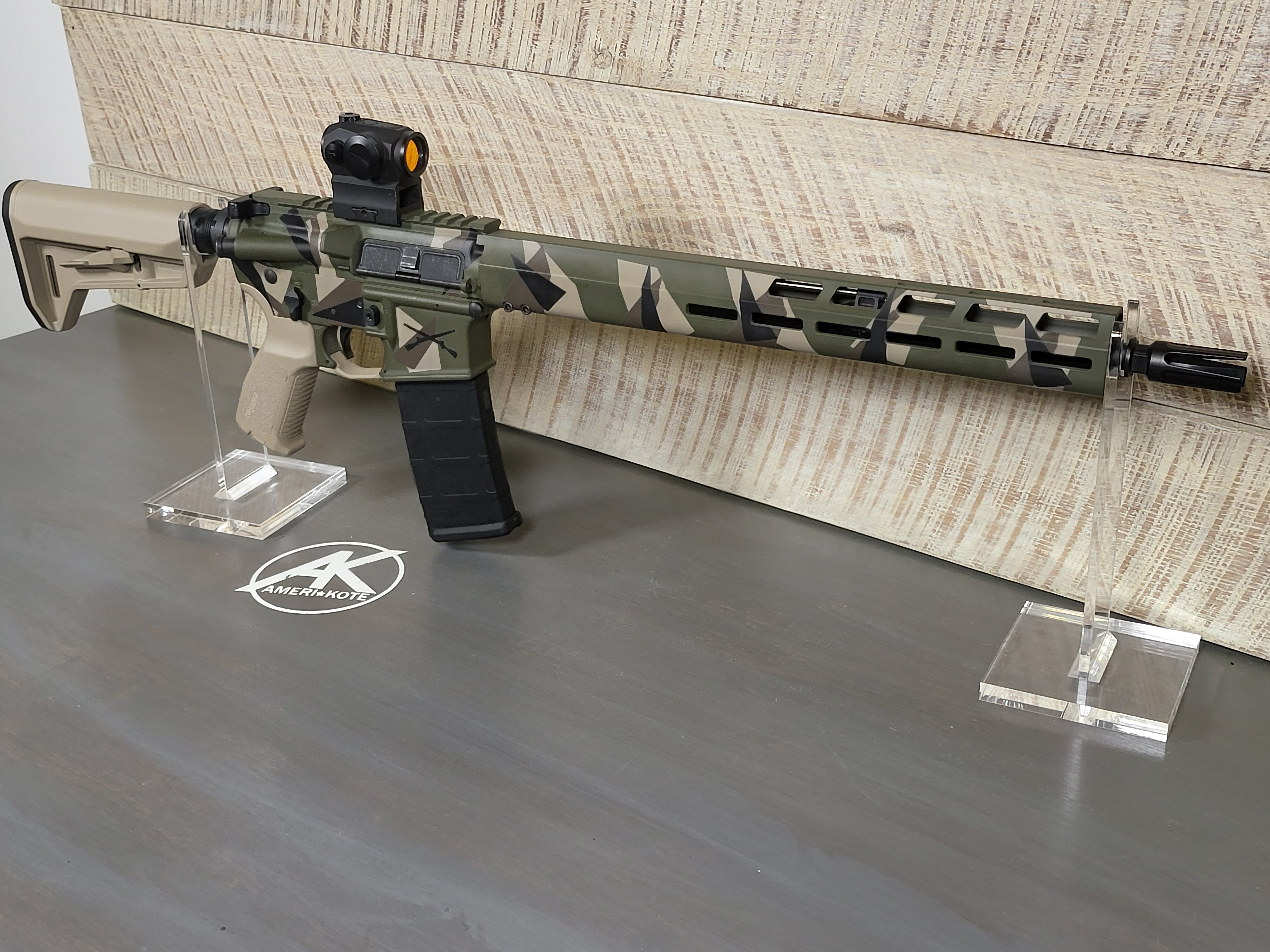 Cerakote Splinter Camo Ar15 | Cerakote