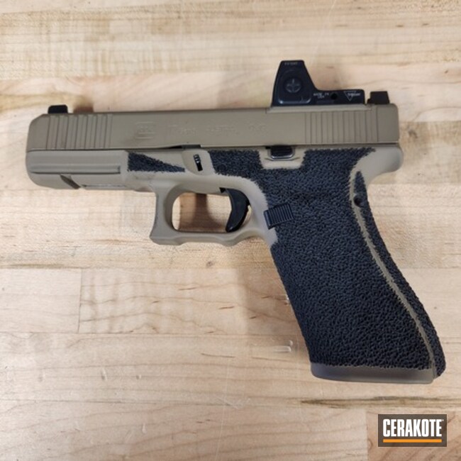 Glock 17 And Rmr Coated With Cerakote In H-265