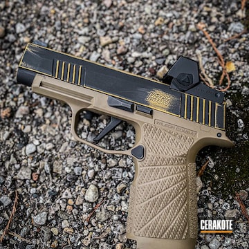 P365 Xl In Wilson Combat Frame Coated With Cerakote