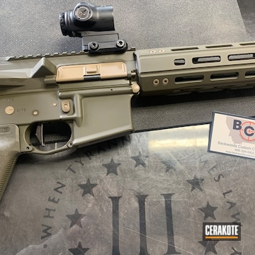 Magpul® O.d. Green And Fde Ar15 With Primary Arms Prism Optic