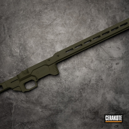 Powder Coating: Rifle Chassis,MDT,Sniper Green H-229