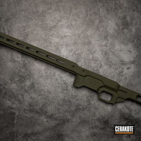 Powder Coating: Rifle Chassis,MDT,Sniper Green H-229