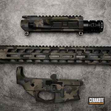 Chocolate Brown And O.d. Green 3 Color Camo Builder Set