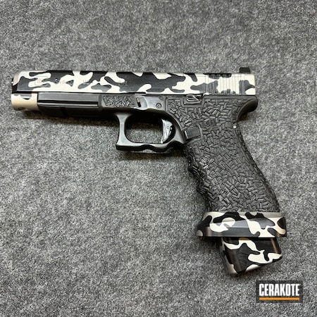 Powder Coating: Graphite Black H-146,Glock 34,Titanium H-170