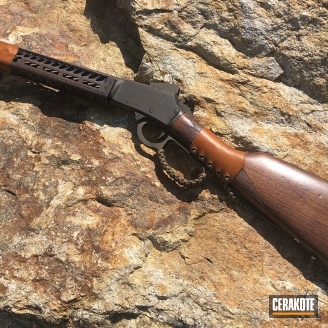Custom Marlin 1894 Coated With Cerakote In H-294 And H-146